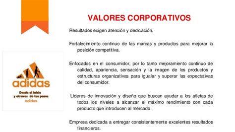 valores de adidas.